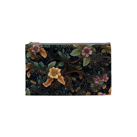 Floral Seamless Pattern Decorative Cosmetic Bag (Small) from ArtsNow.com Front