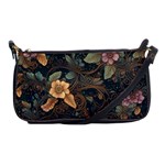 Floral Seamless Pattern Decorative Shoulder Clutch Bag