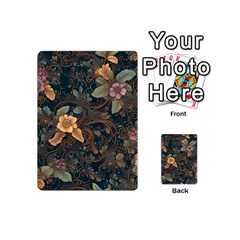 Floral Seamless Pattern Decorative Playing Cards 54 Designs (Mini) from ArtsNow.com Back