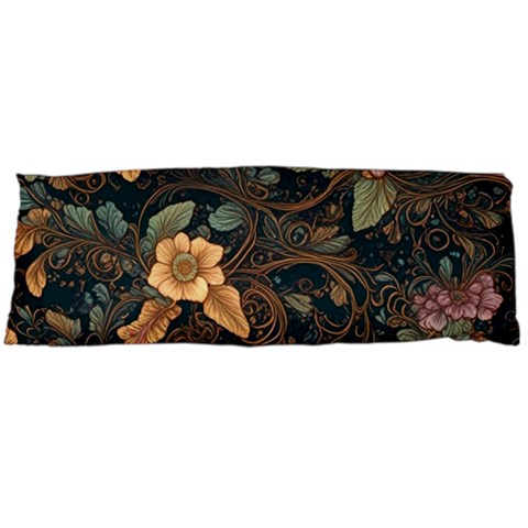 Floral Seamless Pattern Decorative Body Pillow Case (Dakimakura) from ArtsNow.com Body Pillow Case