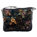 Floral Seamless Pattern Decorative Messenger Bag