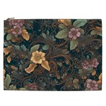 Floral Seamless Pattern Decorative Cosmetic Bag (XXL)