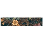 Floral Seamless Pattern Decorative Small Premium Plush Fleece Scarf