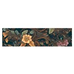 Floral Seamless Pattern Decorative Oblong Satin Scarf (16  x 60 )