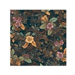 Floral Seamless Pattern Decorative Square Satin Scarf (30  x 30 )