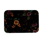 Floral Seamless Pattern Decorative Open Lid Metal Box (Silver)  