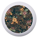 Floral Seamless Pattern Decorative Dento Box with Mirror