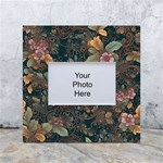 Floral Seamless Pattern Decorative White Box Photo Frame 4  x 6 