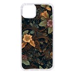 Floral Seamless Pattern Decorative iPhone 14 Plus TPU UV Print Case