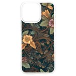 Floral Seamless Pattern Decorative iPhone 15 Plus TPU UV Print Case