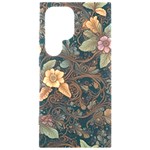 Floral Seamless Pattern Decorative Samsung Galaxy S24 Ultra 6.9 Inch Black TPU UV Case