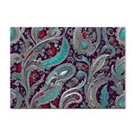 Seamless Pattern Paisley Decorative Sticker A4 (100 pack)