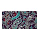 Seamless Pattern Paisley Decorative Satin Wrap 35  x 70 