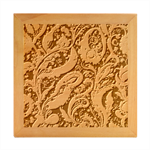 Seamless Pattern Paisley Decorative Wood Photo Frame Cube