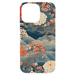 Seamless Pattern Chinoiserie Flowers iPhone 14 Pro Max Black UV Print Case