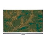 Seamless Pattern Pattern Leaves Business Card Holder