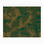 Seamless Pattern Pattern Leaves Small Glasses Cloth