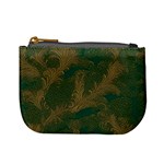 Seamless Pattern Pattern Leaves Mini Coin Purse