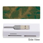 Seamless Pattern Pattern Leaves Memory Card Reader (Stick)