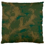 Seamless Pattern Pattern Leaves Large Cushion Case (One Side)