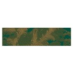 Seamless Pattern Pattern Leaves Oblong Satin Scarf (16  x 60 )