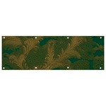 Seamless Pattern Pattern Leaves Banner and Sign 9  x 3 