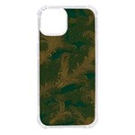 Seamless Pattern Pattern Leaves iPhone 14 TPU UV Print Case