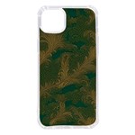 Seamless Pattern Pattern Leaves iPhone 14 Plus TPU UV Print Case