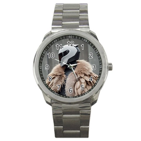 Digital Rebel 6 Sport Metal Watch from ArtsNow.com Front