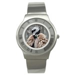 Digital Rebel 6 Stainless Steel Watch