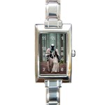 Digital Rebel (11) Rectangle Italian Charm Watch