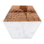 Digital Rebel (14) Marble Wood Coaster (Hexagon) 