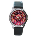 Trippy Garland Round Metal Watch