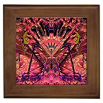 Trippy Garland Framed Tile