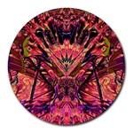 Trippy Garland Round Mousepad