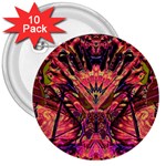 Trippy Garland 3  Buttons (10 pack) 