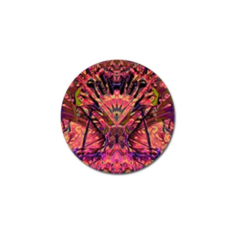 Trippy Garland Golf Ball Marker (4 pack) from ArtsNow.com Front