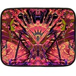 Trippy Garland Two Sides Fleece Blanket (Mini)