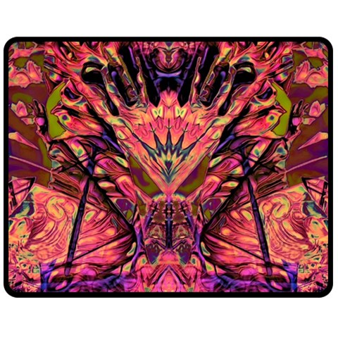 Trippy Garland Fleece Blanket (Medium) from ArtsNow.com 60 x50  Blanket Front