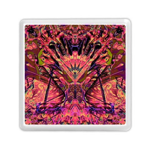 Trippy Garland Memory Card Reader (Square) from ArtsNow.com Front