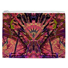 Trippy Garland Cosmetic Bag (XXL) from ArtsNow.com Front