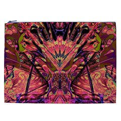 Trippy Garland Cosmetic Bag (XXL) from ArtsNow.com Front