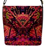 Trippy Garland Flap Closure Messenger Bag (S)