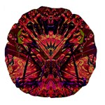 Trippy Garland Large 18  Premium Flano Round Cushions