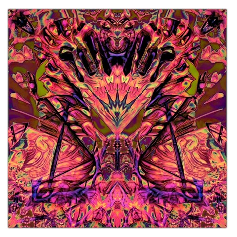 Trippy Garland Square Satin Scarf (36  x 36 ) from ArtsNow.com Front