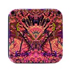 Trippy Garland Square Metal Box (Black)