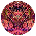 Trippy Garland UV Print Acrylic Ornament Round