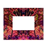 Trippy Garland White Tabletop Photo Frame 4 x6 