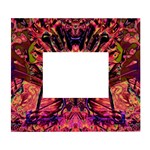 Trippy Garland White Wall Photo Frame 5  x 7 