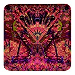 Trippy Garland Square Glass Fridge Magnet (4 pack)